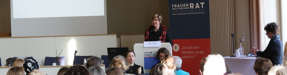 „Selber Schuld“ – Auftaktveranstaltung zur 28. Brandenburgischen Frauenwoche