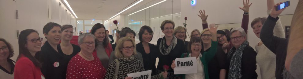 Frauen. Macht. Politik. – Parität im Parlament!