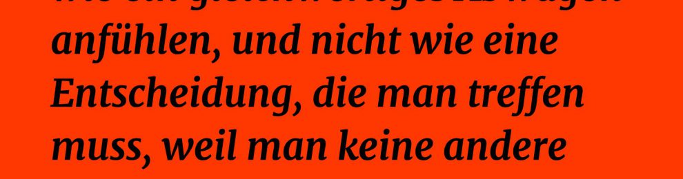 Veranstaltungshinweise: Gehen oder Bleiben? Sie entscheiden – wir helfen dabei!