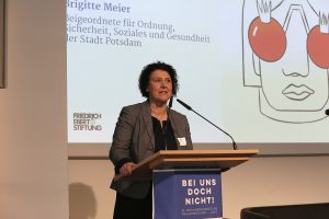 Brigitte Meier, Beigeordnete für Ordnung, Sicherheit, Soziales und Gesundheit der Stadt Potsdam