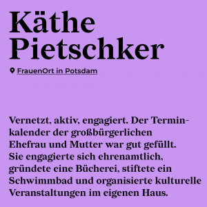 Käthe Pietschker Introtext