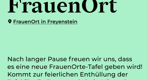 Neuer FrauenOrt für Minna Cauer: Einladung zur feierlichen Enthüllung am 8.9!