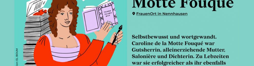 #FrauenOrteFreitag: Caroline de la Motte Fouqué