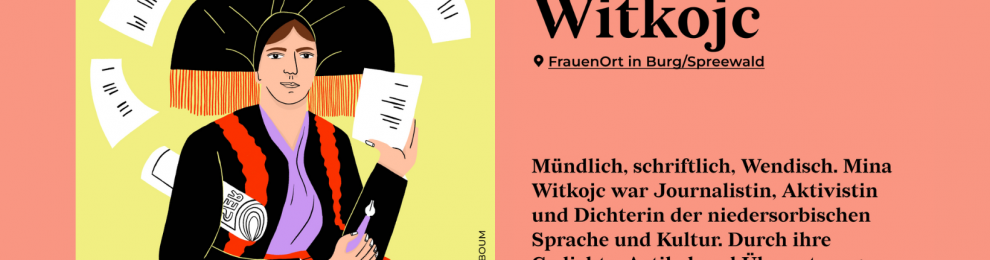 FrauenOrte-Freitag: Mina Witkojc