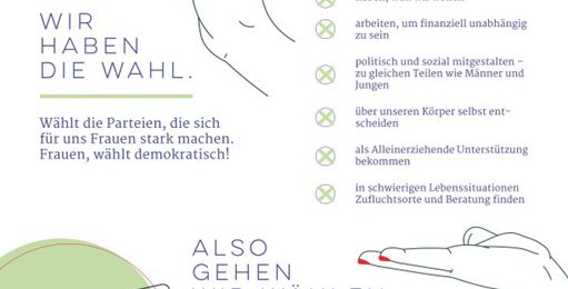 „Frauen wählen demokratisch“  Kampagnenstart für ein demokratisches, tolerantes und gleichberechtigtes Brandenburg